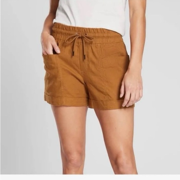Athleta Cabo Linen 4” Short Size 8 - Picture 1 of 5